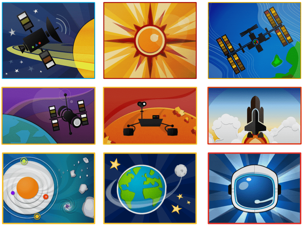 Kids Discover Space Wall