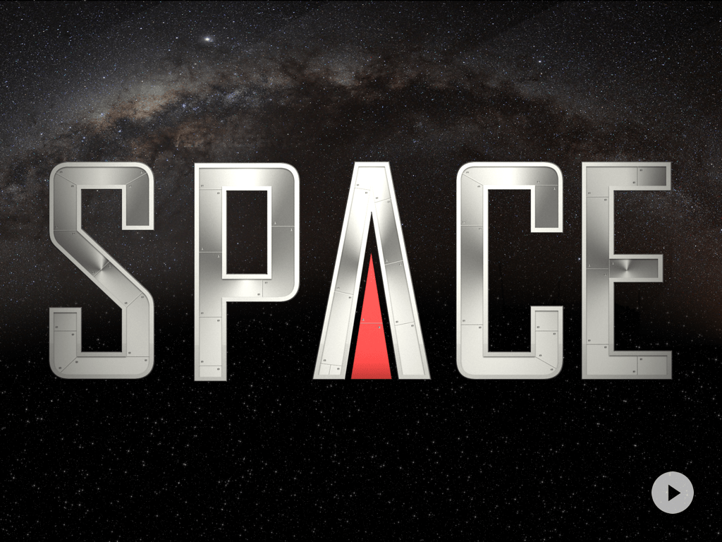 Kids Discover Space Wall